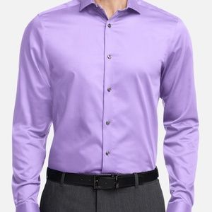 Calvin Klein Button Down Shirt 17.5 Neck/36-37 Sleeve Tall - Non Iron, Stretch